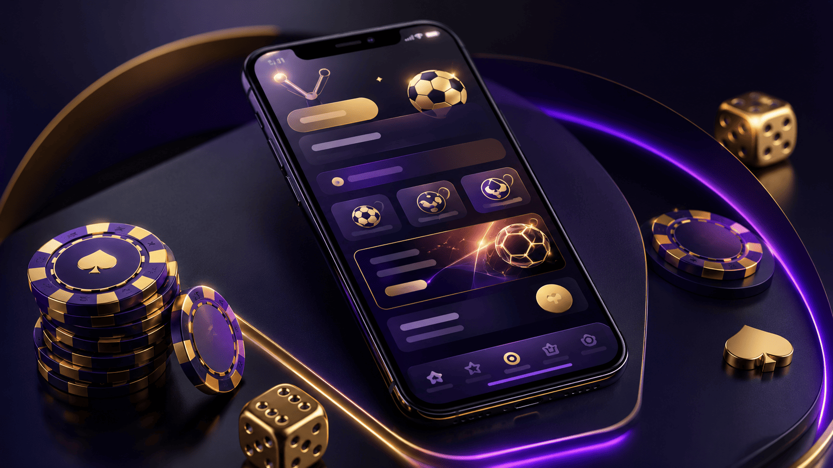 Sports betting section of the Pin Up betting app on a mobile device